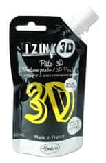 Aladine Reliéfní pasta 3D IZINK - citronela, perleťová žlutá, 80 ml