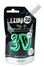 Aladine Reliéfní pasta 3D IZINK - topaz, perleťová tyrkysová, 80 ml
