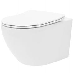 REA Závěsné WC Carlo Mini Rimless Duroplast/Flat REA-C2760 - Rea