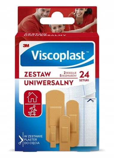 SILA Univerzální sada náplastí Viscoplast 24 ks.