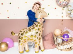 PartyDeco Fóliový balónek žirafa 80x102cm