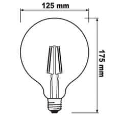 Osram LED žárovka E27 G125 2,5W = 22W 225lm 2500K Teplá bílá