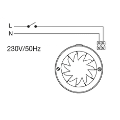 Soler&Palau Potrubní ventilátor TDM 100, vsuvný, průtok 110 m³/h, otáčky 2500 min-1, nízká spotřeba, tichý chod, bílý