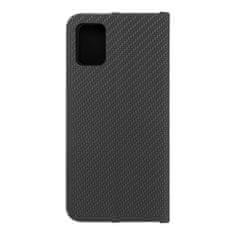 FORCELL Pouzdro / obal na Samsung Galaxy A51 černé - knížkové Luna Carbon