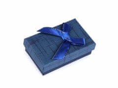 Kraftika 1ks 12 modrá krabička s mašličkou 5x8 cm