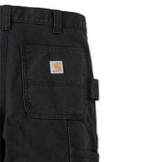 Carhartt Dvojité přední kalhoty Carhartt Stretch Duck ČERNÉ - W34/L32