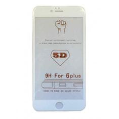 OEM Tvrzené sklo 9D iPhone 7 / iPhone 8 / iPhone SE 2020, Full glue bílé