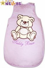 PADU Spací vak Teddy Bear Baby Nellys - lila vel. 0+