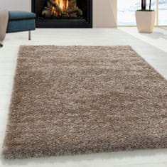 Ayyildiz Kusový koberec Brilliant Shaggy 4200 Taupe 80x150