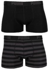 Puma Pánské trenýrky Stripe 1515 Boxer 2P 591015001 200 - S