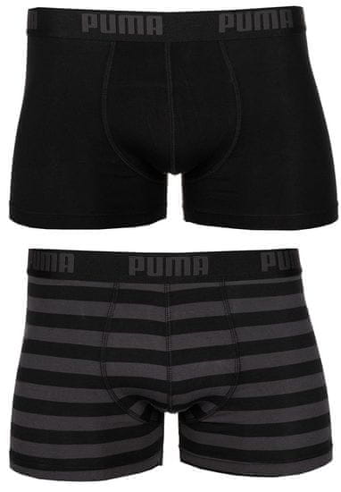 Puma Pánské trenýrky Stripe 1515 Boxer 2P 591015001 200