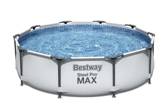 Bestway Bazén s konstrukcí 3,05 x 0,76 m světle šedý bez filtrace