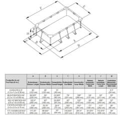 Intex Metal Frame 4,50 x 2,20 x 0,84m s kartušovou filtrací 2m3/hod