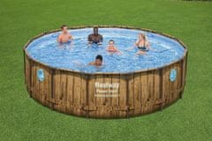 Bestway Bazén Wood Swim Vista s konstrukcí 4,88 x 1,22 m set