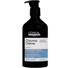 Loreal Professionnel Chroma Creme Shampoo Blue Dyes - šampon pro světle hnědé vlasy neutralizující oranžové tóny, 500 ml