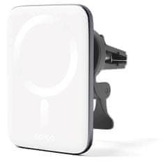 EPICO Ultrathin Wireless Car Charger - MagSafe compatible 9915101300218 stříbrná/bílá