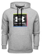 Under Armour Pánské mikina UA Rival Flc Graphic Hoodie 1370349 011 - XXL