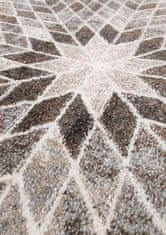 4sleep Kusový koberec PANAMERO 10 béžový Šedá 200x290 Geometrické tvary Do 0,9cm PANAMERO 25/25/150