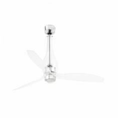 FARO Barcelona FARO ETERFAN M LED, transparentní, stropní LED ventilátor s DC motorem