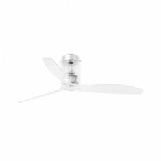 FARO Barcelona FARO MINI TUBE FAN, transparentní, stropní ventilátor s DC motorem