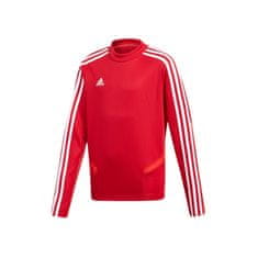 Adidas Mikina červená 123 - 128 cm/XS JR Tiro 19