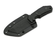 Böker Plus 02BO034 Little Dvalin Tanto Black pevný nůž 8 cm, černá, G10, titan, pouzdro Kydex