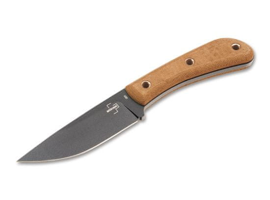 Böker Plus 02BO026 Little Rok vnější nůž 10,4 cm, hnědá barva, Micarta, pouzdro Kydex