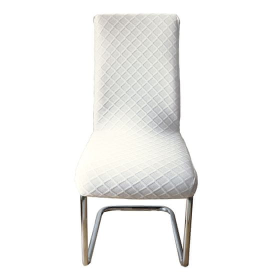 Home Elements  Potah na židli, barva bílá Množství: 1 ks, Rozměry: 38x38x45 cm
