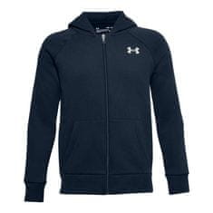 Under Armour Mikina tmavomodrá 127 - 137 cm/S Rival Cotton FZ Hoodie