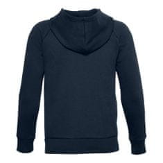 Under Armour Mikina tmavomodrá 127 - 137 cm/S Rival Cotton FZ Hoodie