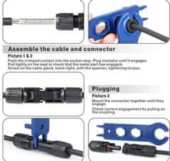 sapro FVE Sada nářadí pro fotovoltaiku MC4 PV E6108