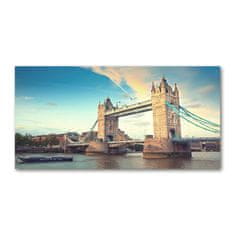 Wallmuralia Foto-obrah sklo tvrzené Tower bridge Londýn 100x70 cm 4 úchytky