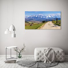 Wallmuralia Fotoobraz na skle Panorama Tater 125x50 cm 4 úchytky