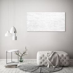 Wallmuralia Foto-obrah sklo tvrzené Zděná zeď 125x50 cm 2 úchytky