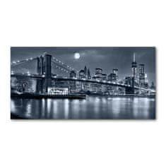 Wallmuralia Foto-obrah sklo tvrzené Manhattan New York 140x70 cm 2 úchytky