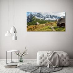 Wallmuralia Foto obraz sklo tvrzené Západní Tatry 125x50 cm 4 úchytky