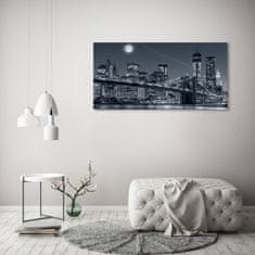 Wallmuralia Foto obraz fotografie na skle Manhattan New York 125x50 cm 4 úchytky