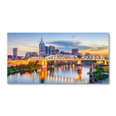 Wallmuralia Foto obraz sklo tvrzené Most Tennessee USA 125x50 cm 4 úchytky