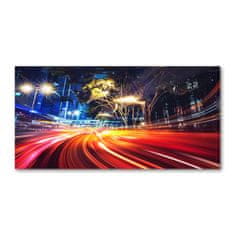 Wallmuralia Moderní foto obraz na stěnu Rychlost ve město 140x70 cm 4 úchytky