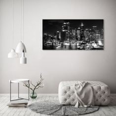 Wallmuralia Foto obraz sklo tvrzené Sydney noc 125x50 cm 2 úchytky