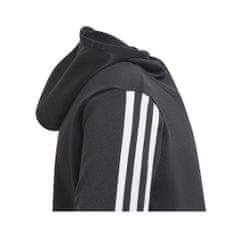 Adidas Mikina černá 135 - 140 cm/S 3STRIPES FZ