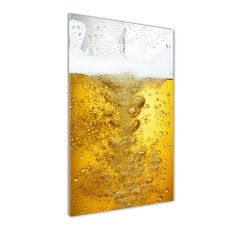 Wallmuralia Vertikální Moderní foto obraz na stěnu Pivo 70x100 cm 2 úchytky