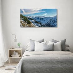 Wallmuralia Fotoobraz na skle Koruna Tatr 120x60 cm 4 úchytky