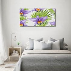 Wallmuralia Foto obraz skleněný horizontální Orchidej 100x50 cm 2 úchytky