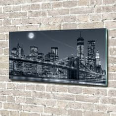 Wallmuralia Foto obraz fotografie na skle Manhattan New York 120x60 cm 2 úchytky