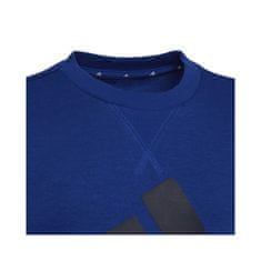 Adidas Mikina modrá 105 - 110 cm/4 - 5 let Big Logo JR
