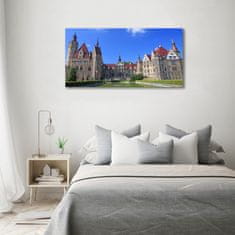 Wallmuralia Moderní foto obraz na stěnu Zámek Moszna Polsko 100x50 cm 2 úchytky