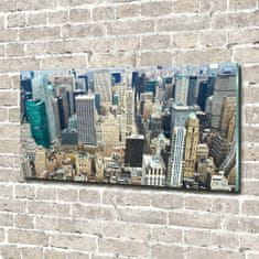 Wallmuralia Foto obraz fotografie na skle Manhattan New York 140x70 cm 4 úchytky