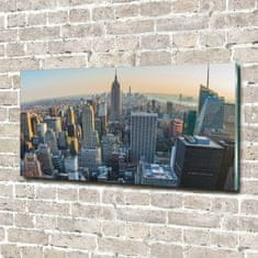 Wallmuralia Foto obraz fotografie na skle Manhattan New York 120x60 cm 4 úchytky