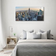 Wallmuralia Foto obraz fotografie na skle Manhattan New York 120x60 cm 4 úchytky